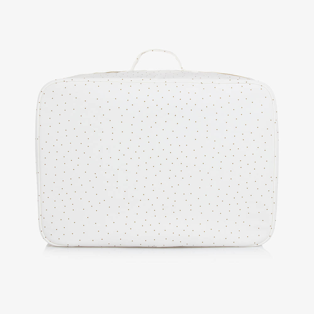 Bonpoint-Парусиновая сумка кремового цвета (41см) | Childrensalon