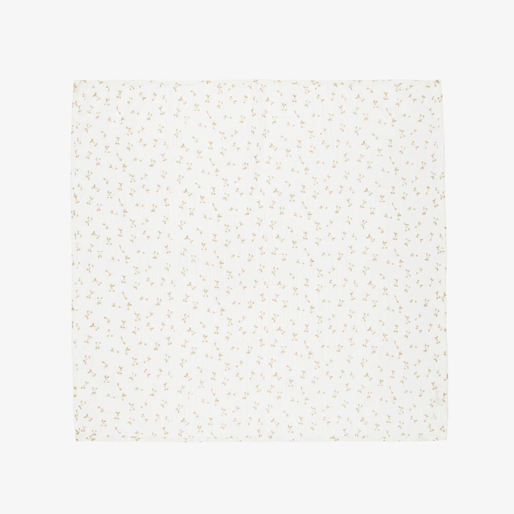 Bonpoint-Кремовые пеленки из хлопка (2 шт.) | Childrensalon