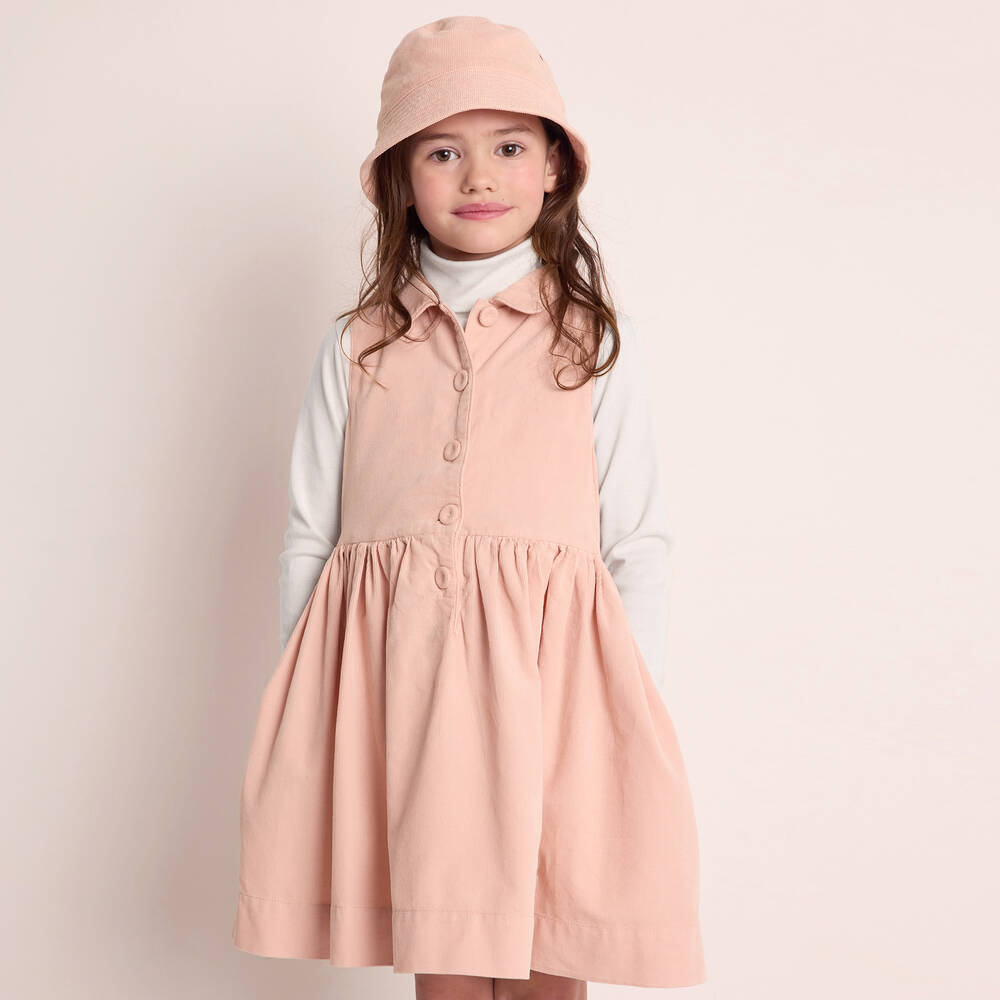 Bonpoint-Ivory Cotton Roll Neck Top | Childrensalon