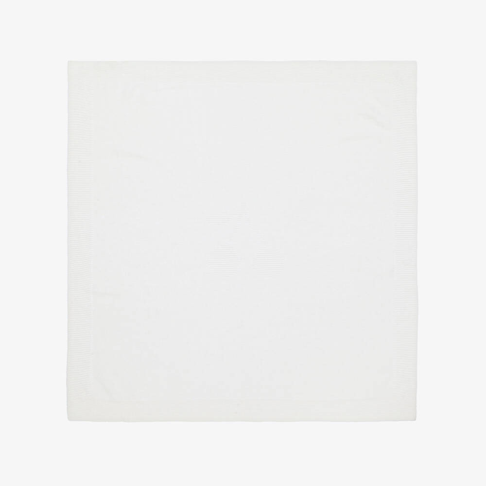 Bonpoint-Ivory Pure Cashmere Baby Blanket (90cm) | Childrensalon