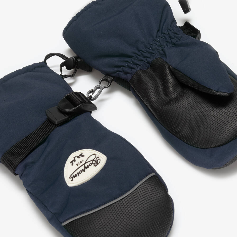 Bonpoint-قفازات تزلج مبطنة لون كحلي للأطفال | Childrensalon