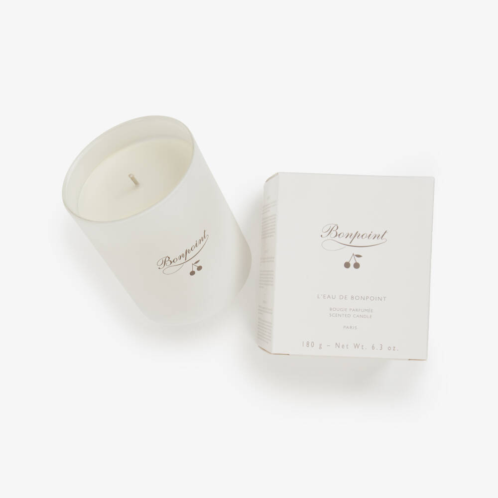 Bonpoint-شمعة معطرة لون أبيض (9 سم) | Childrensalon