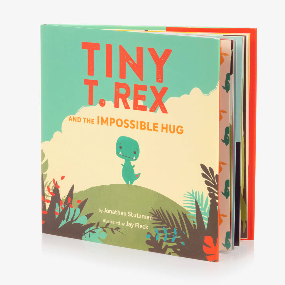 Books to Bed-Boys Green Cotton Dino Pyjamas & Book Set | Childrensalon