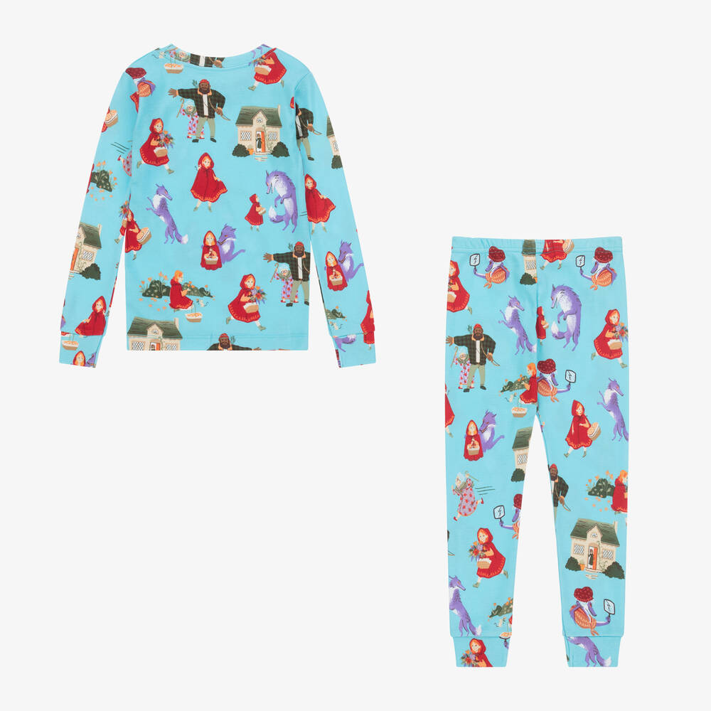 Books to Bed-Little Red Riding Hood Cotton Pyjamas & Book Set | Childrensalon