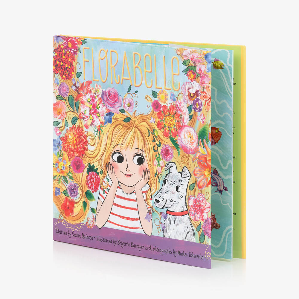 Books to Bed-Purple Florabelle Cotton Pyjamas & Book Set | Childrensalon