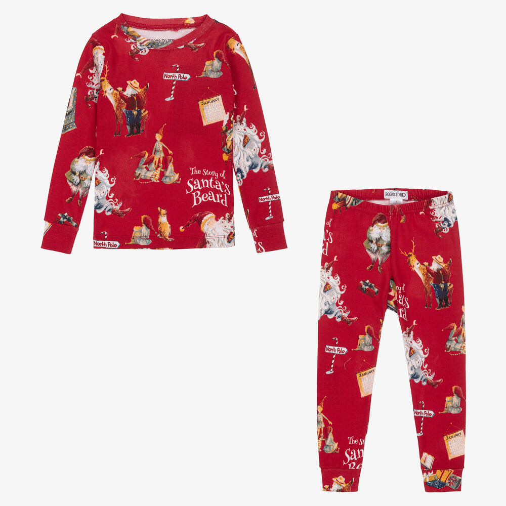 Books to Bed-The Story Of Santa's Beard Pyjamas & Book Set | Childrensalon