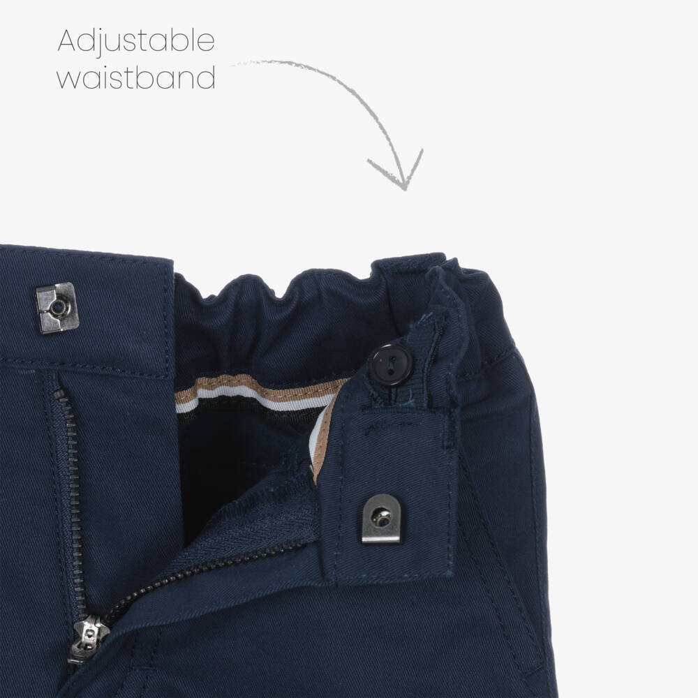 Boss Kids Guys Shorts In Blue main image 1
