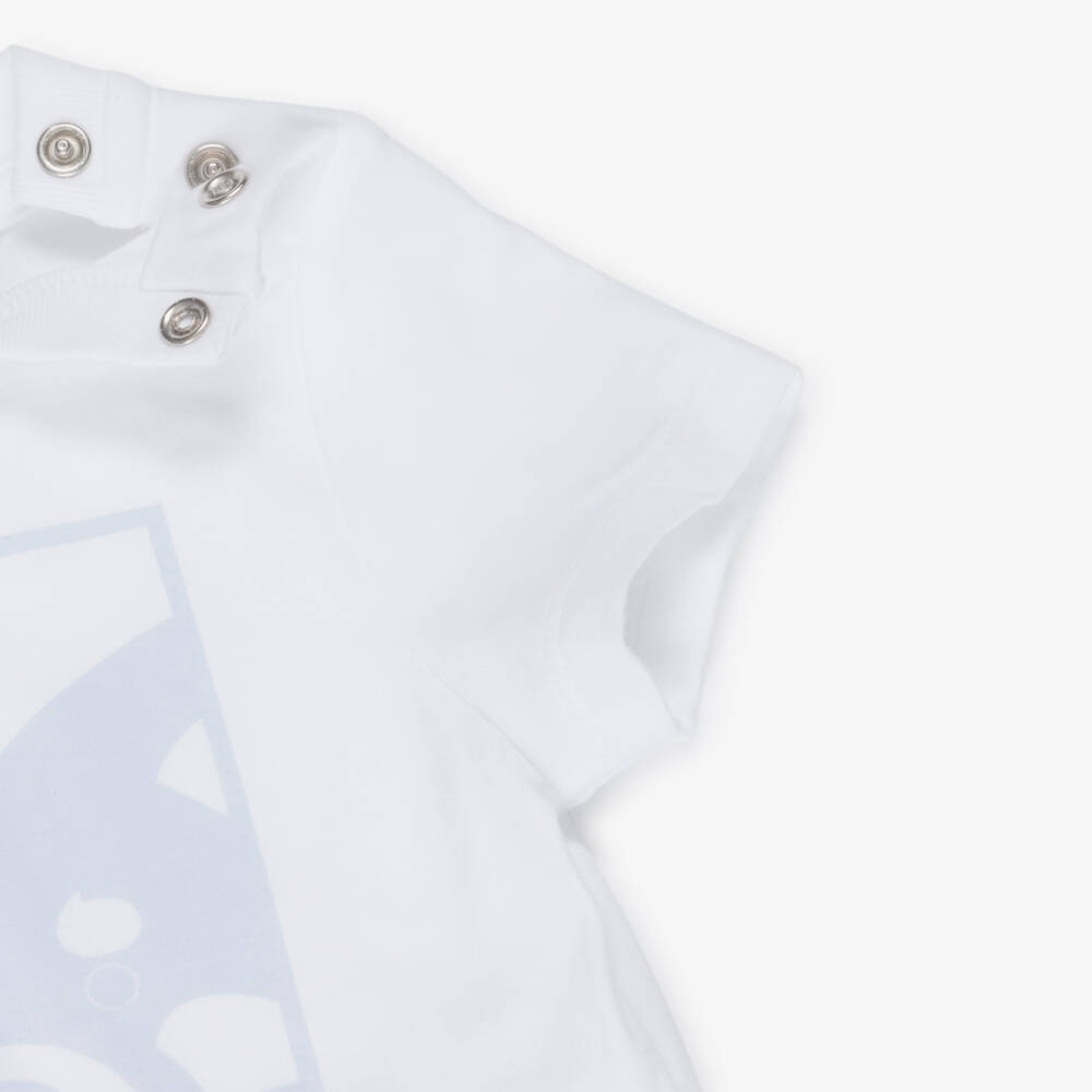 BOSS-Baby Boys Pale Blue 3-Piece Tracksuit Set | Childrensalon