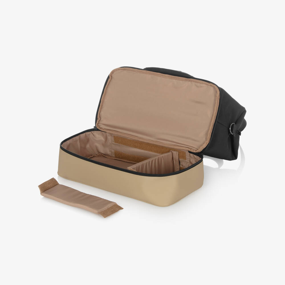 BOSS-Black & Beige Large Changing Bag (39cm) | Childrensalon