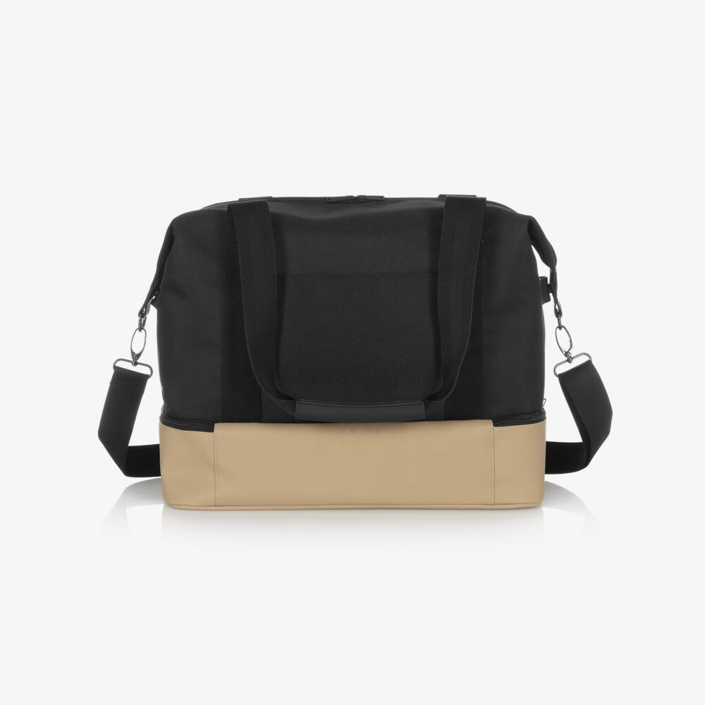 BOSS-Black & Beige Large Changing Bag (39cm) | Childrensalon