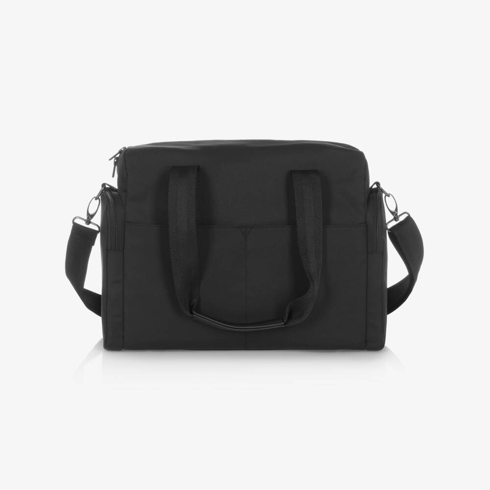 BOSS-Black Canvas Changing Bag with Tonal Logo (35cm) | Childrensalon