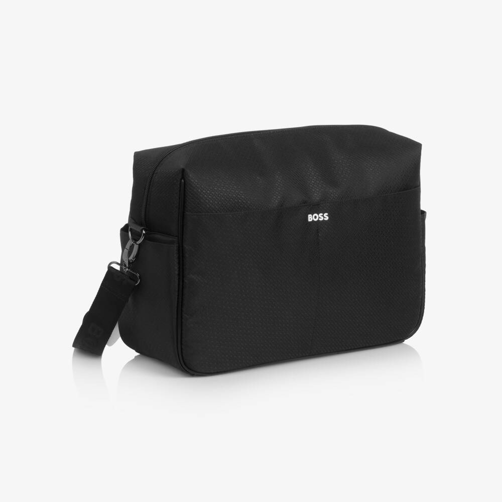 BOSS-Black Changing Bag with Tonal Double B Monogram (36cm) | Childrensalon