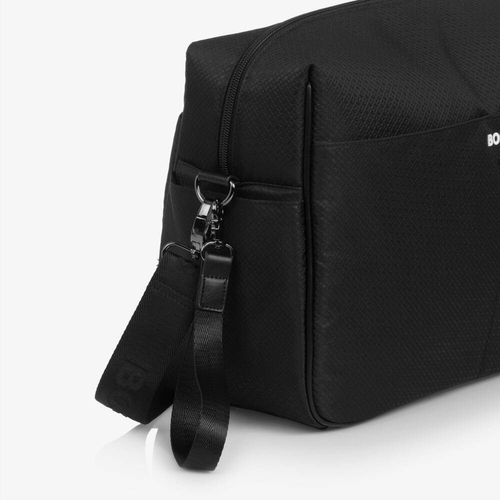 BOSS-Black Changing Bag with Tonal Double B Monogram (40cm) | Childrensalon