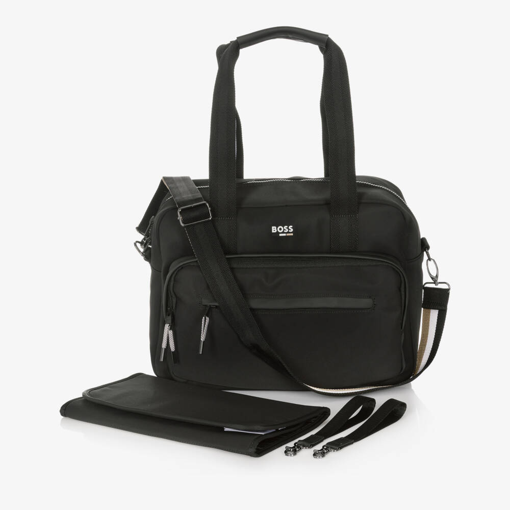 BOSS-Black Logo Changing Bag (37cm) | Childrensalon