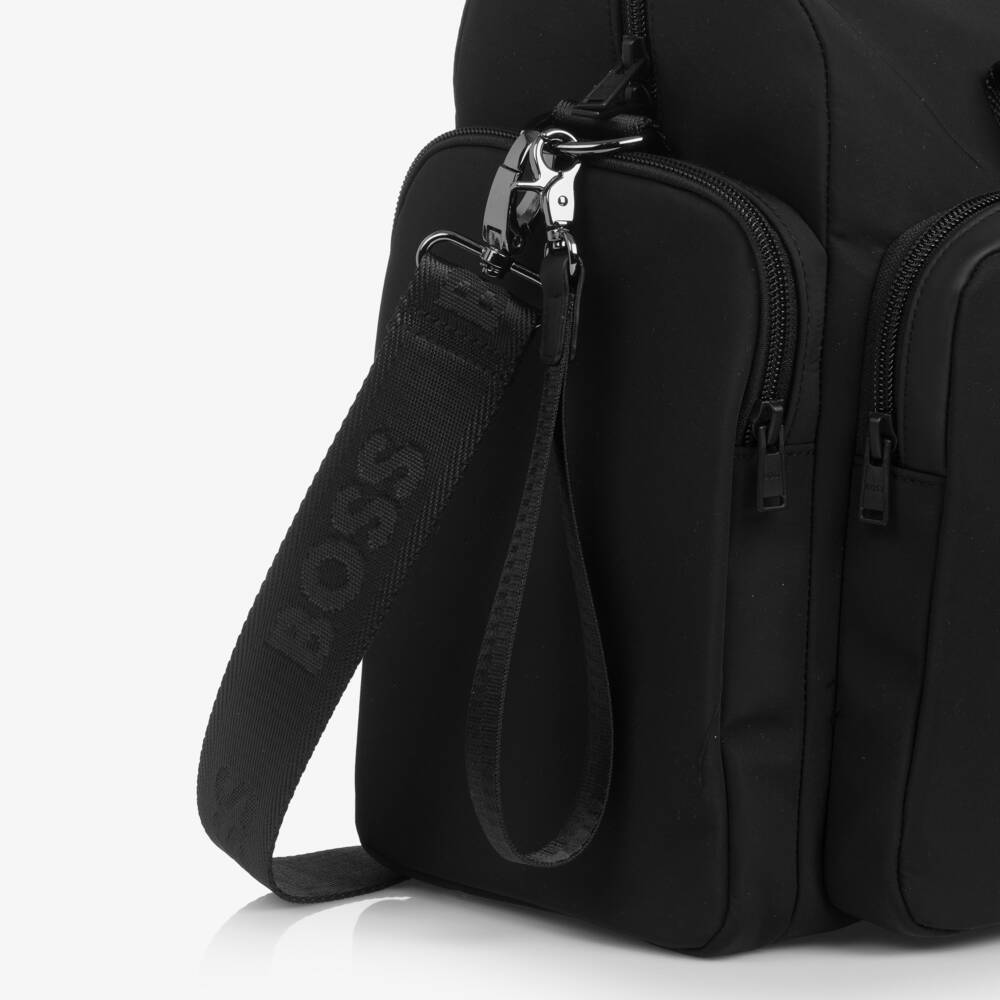 BOSS-Black Matt Changing Bag (40cm) | Childrensalon