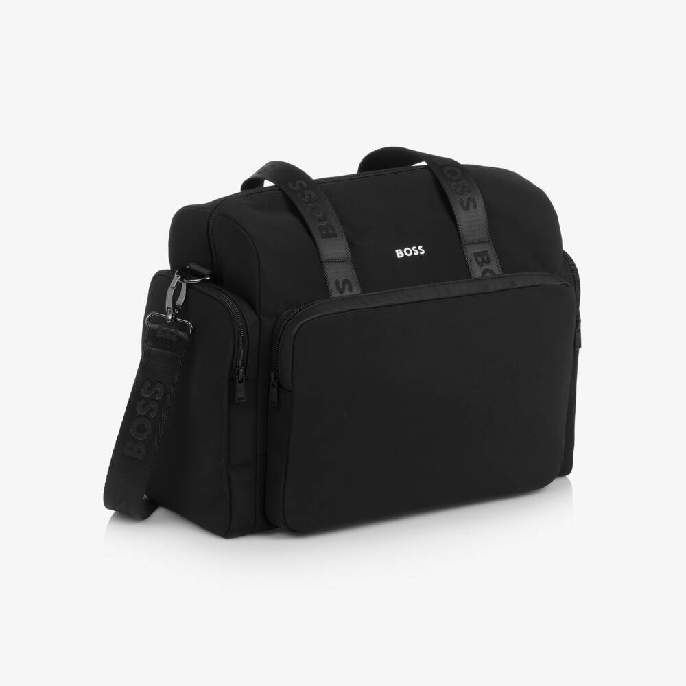 BOSS-Black Matte Changing Bag (40cm) | Childrensalon