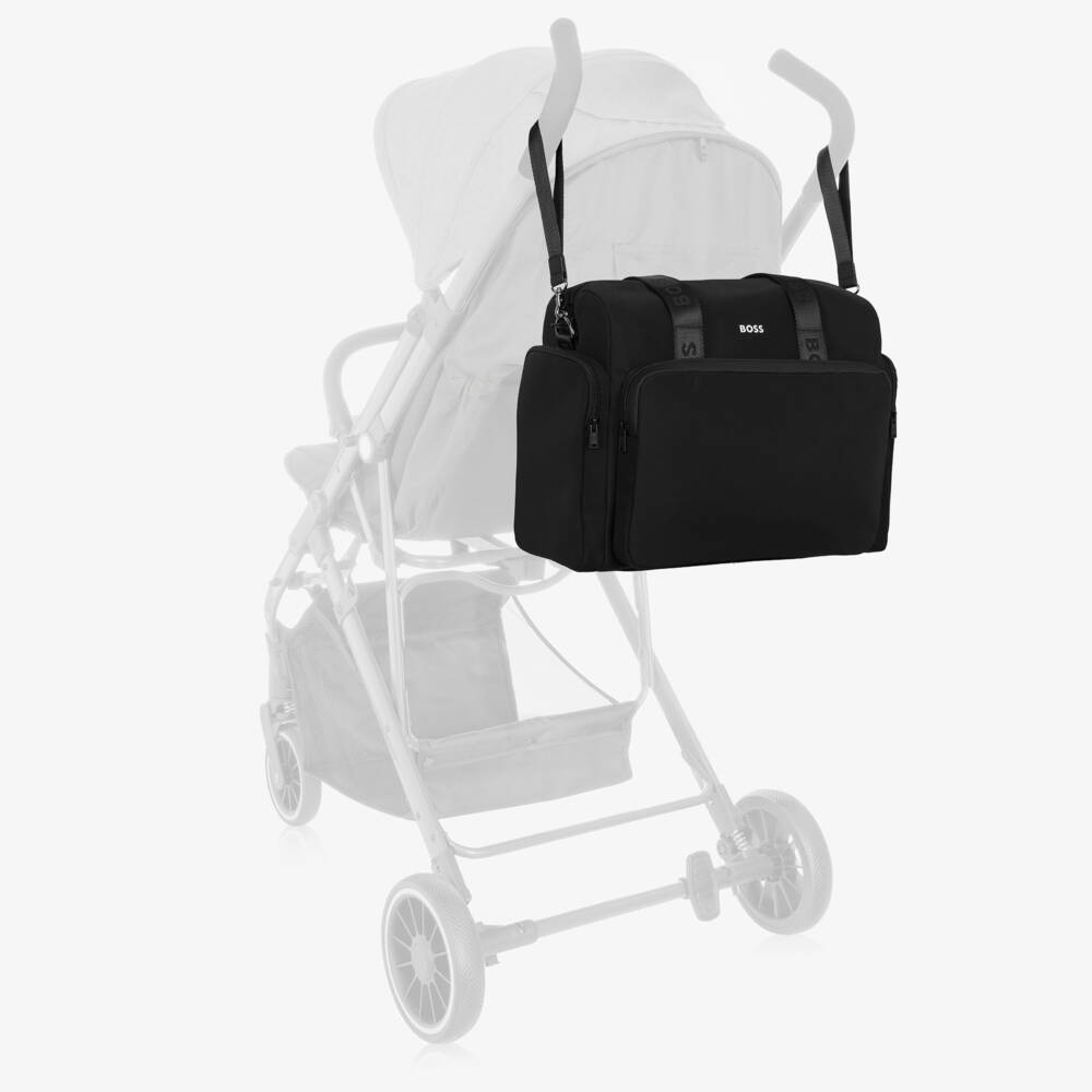 BOSS-Black Matte Changing Bag (40cm) | Childrensalon