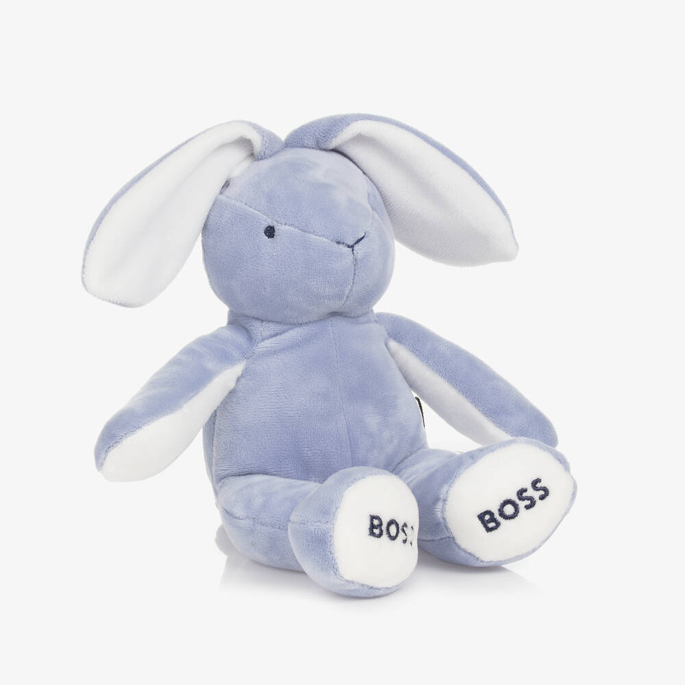BOSS-Blue Bunny Soft Toy (40cm) | Childrensalon