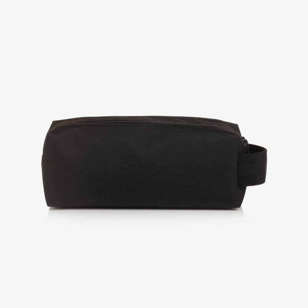 BOSS-Boys Black 2-Compartment Pencil Case (23cm) | Childrensalon