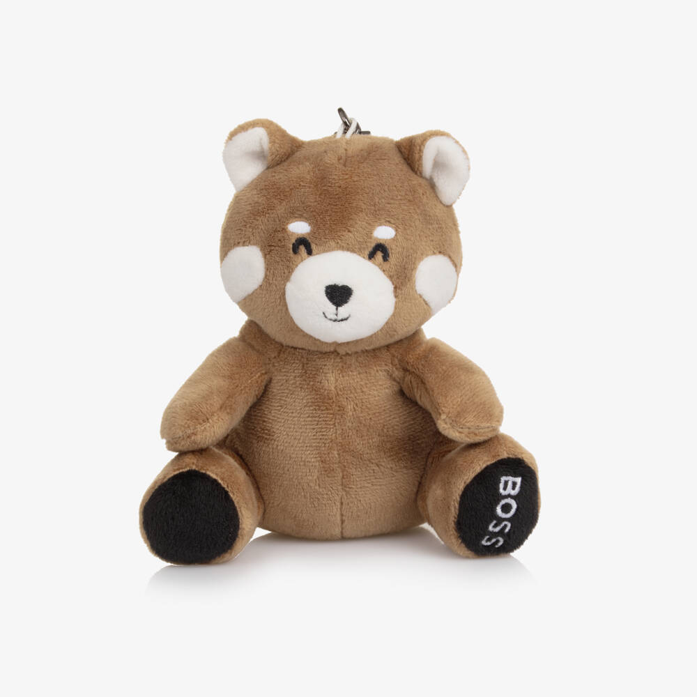 BOSS-Boys Black Mini Backpack with Red Panda Charm (27cm) | Childrensalon