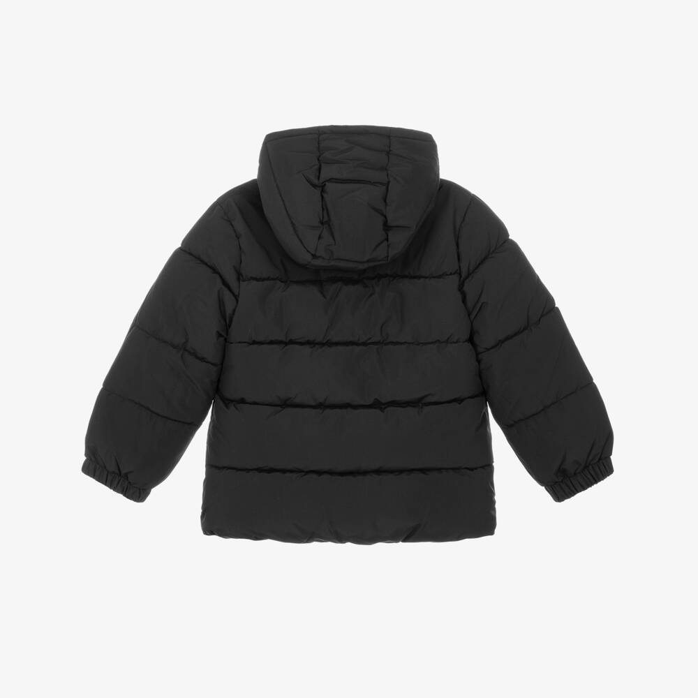 BOSS-Boys Black Water Repellent Puffer Jacket | Childrensalon
