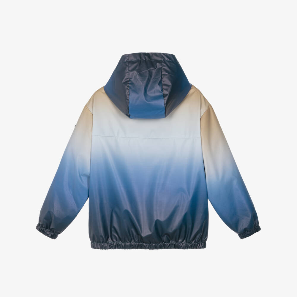 BOSS-Boys Blue Ombré Water-Repellent Jacket | Childrensalon