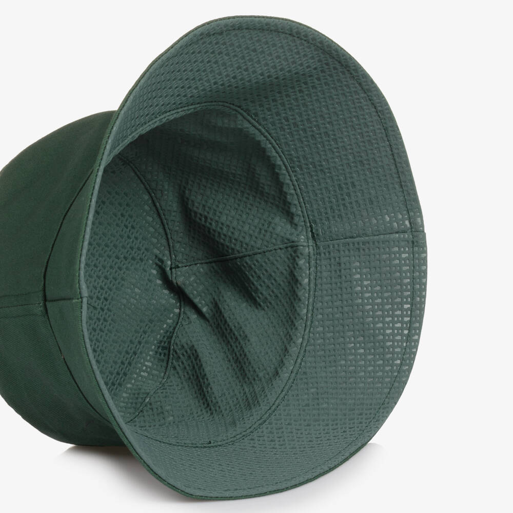 BOSS-Boys Forest Green Reversible Bucket Hat | Childrensalon