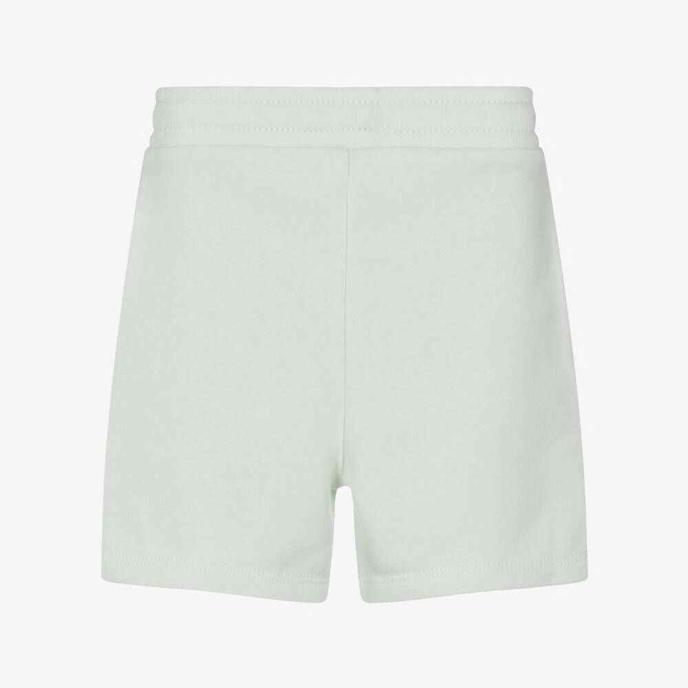 BOSS-Boys Mint Green Cotton Jersey Shorts | Childrensalon