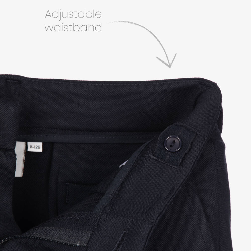 BOSS-Boys Navy Blue Milano Jersey Cargo Shorts | Childrensalon