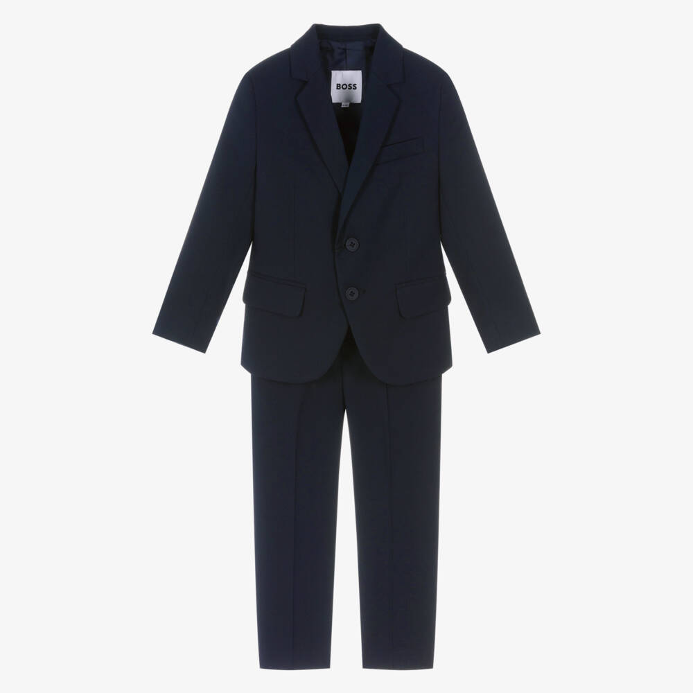 BOSS-بدلة لون كحلي للأولاد | Childrensalon