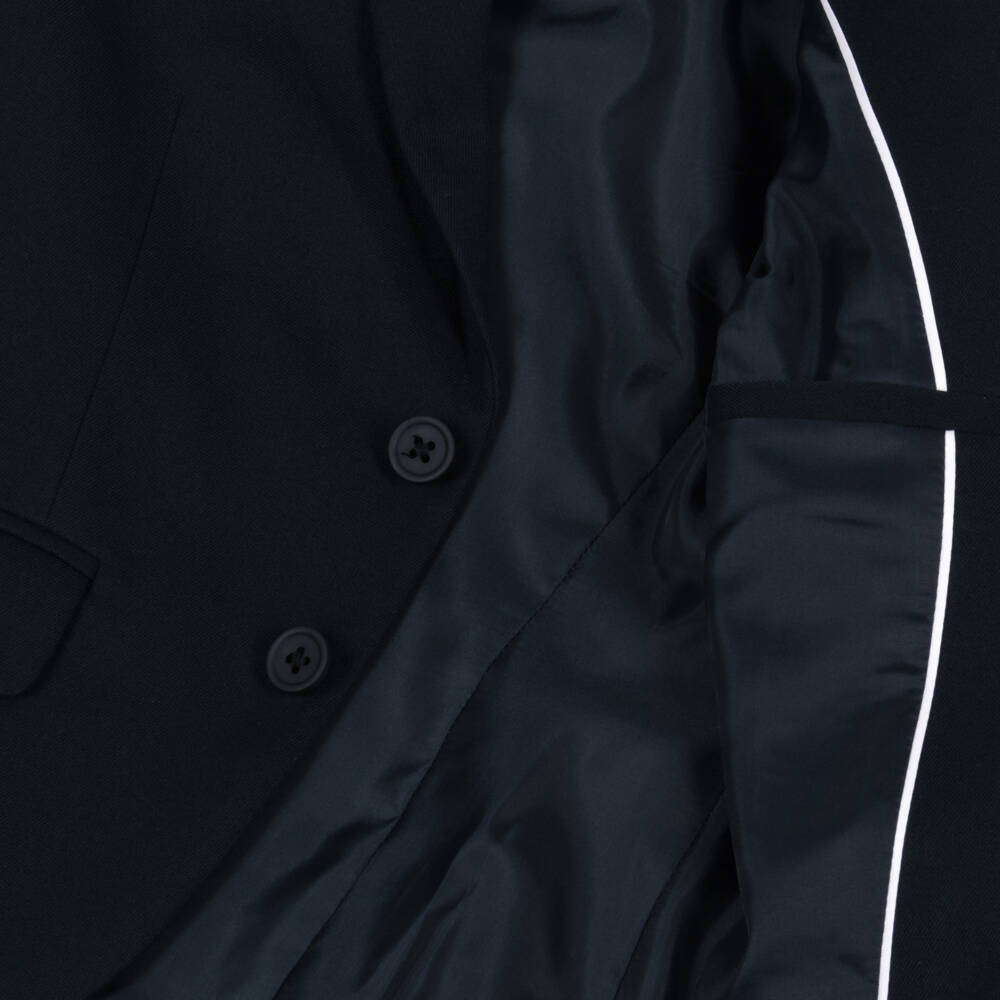 BOSS-Boys Navy Blue Single-Breasted Suit  | Childrensalon