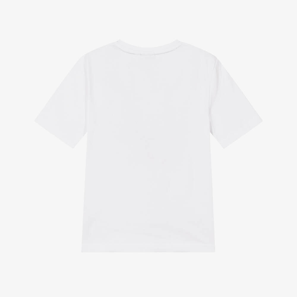 BOSS-Boys White Cotton World Cup 2026 England T-Shirt | Childrensalon