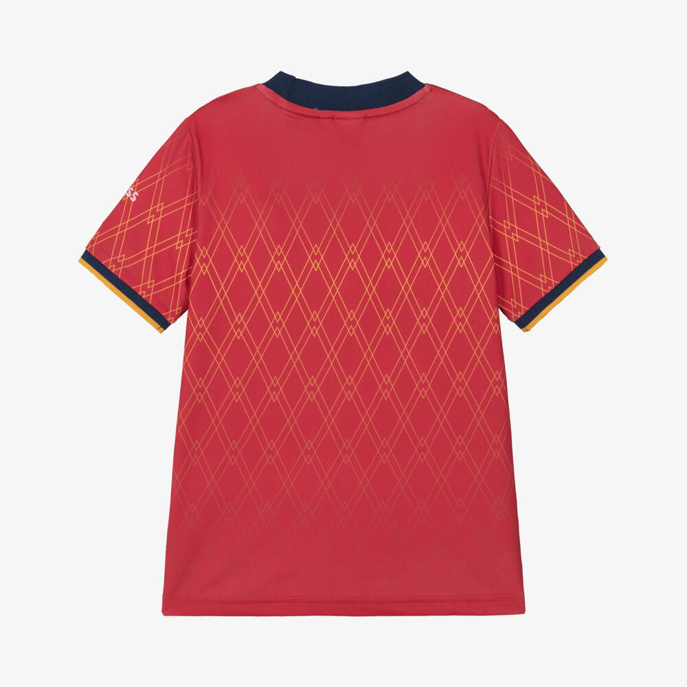 BOSS-Boys Yellow Football World Cup 2026 Spain T-Shirt | Childrensalon