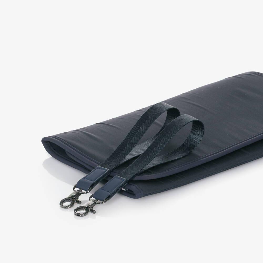 BOSS-Пеленальная сумка синяя из твила (38см) | Childrensalon