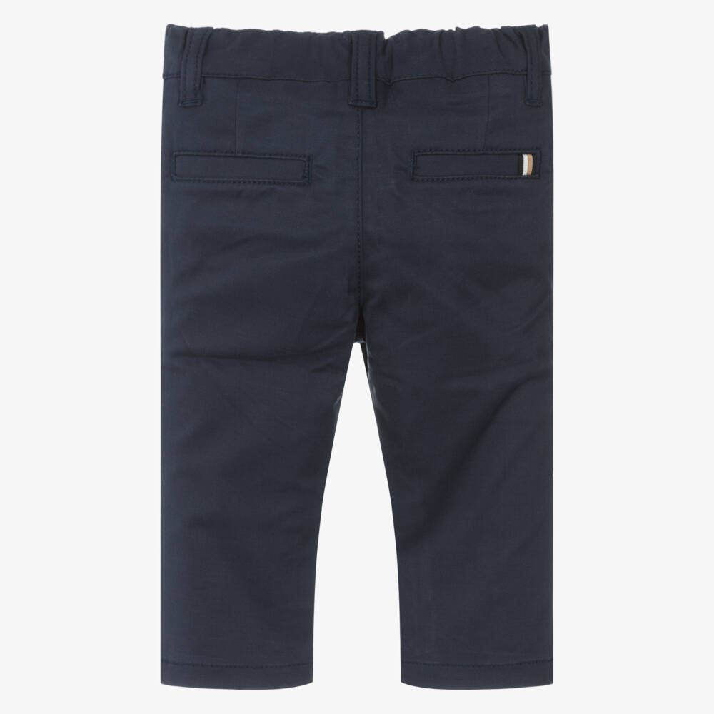 BOSS-Navy Trousers | Childrensalon