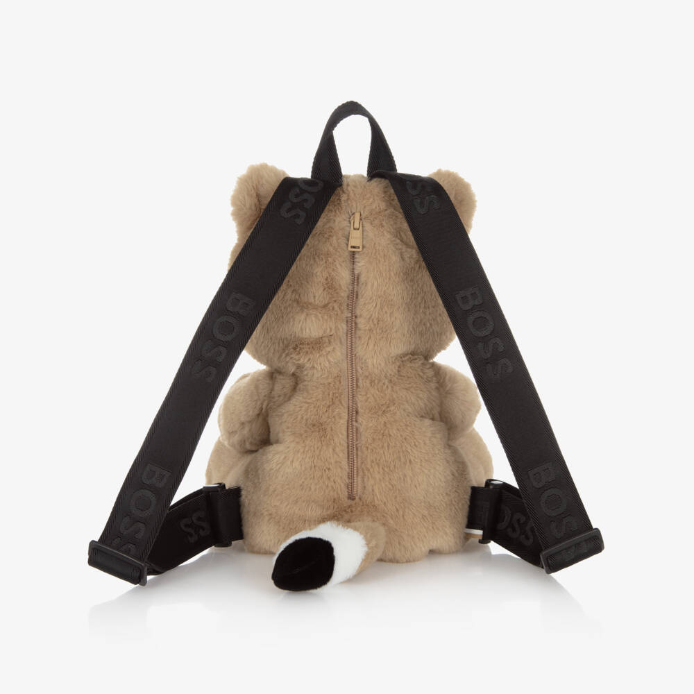 BOSS-Red Panda Faux Fur Backpack (28cm) | Childrensalon