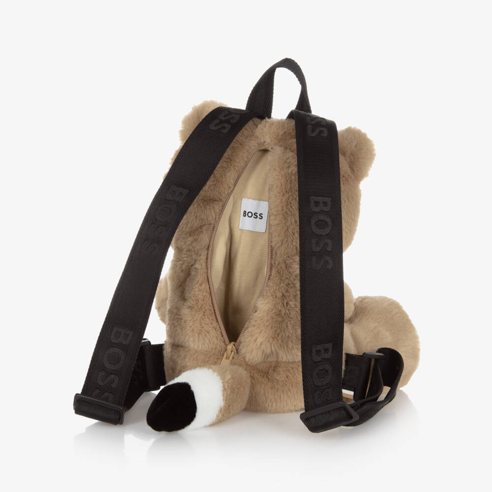 BOSS-Red Panda Faux Fur Backpack (28cm) | Childrensalon