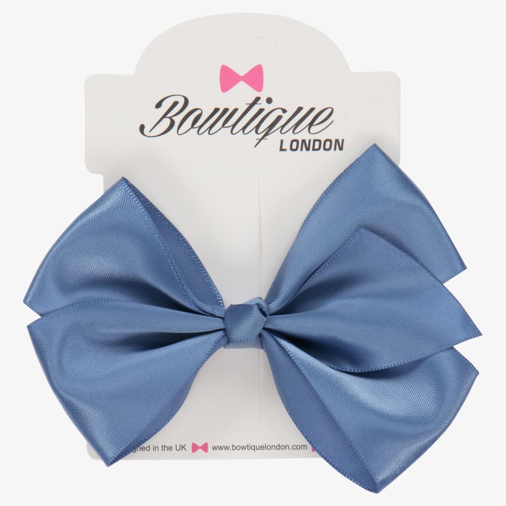 Bowtique London-Голубая заколка для волос для девочек (10см) | Childrensalon