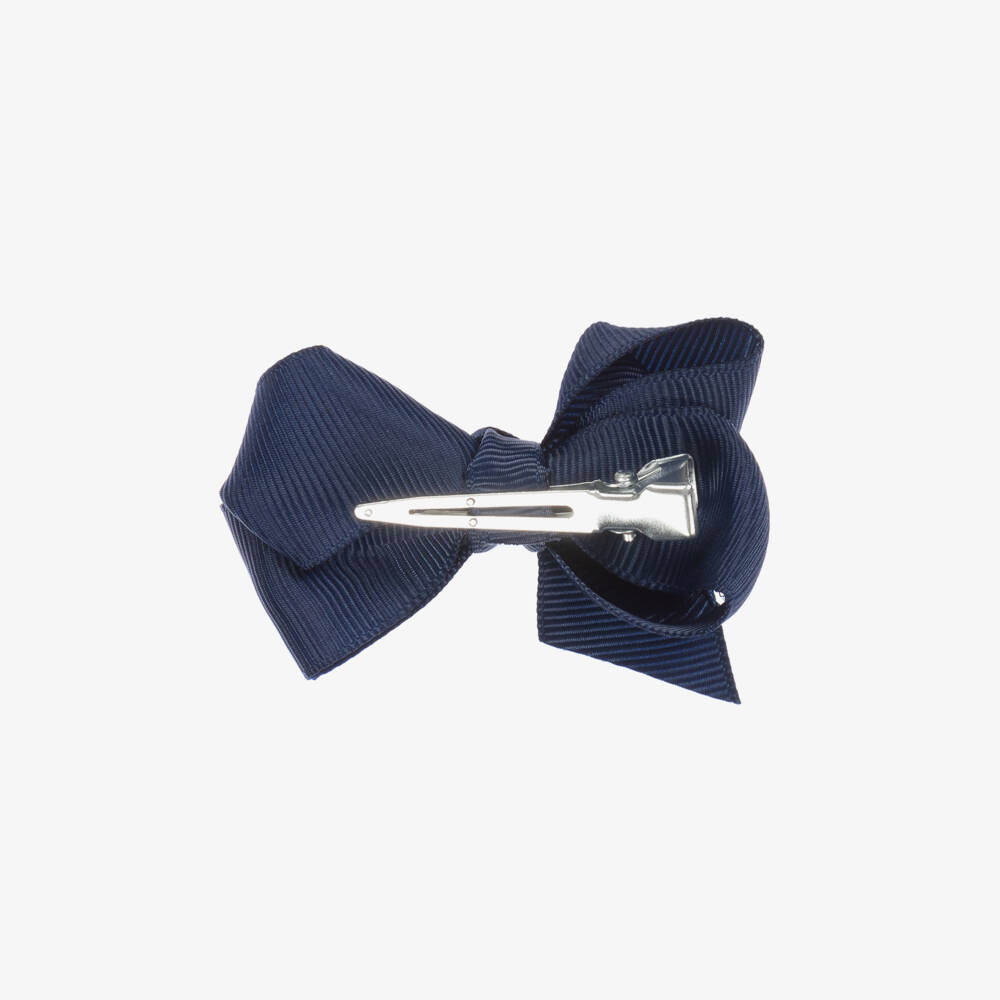 Bowtique London-Синяя заколка-бантик (7см) | Childrensalon