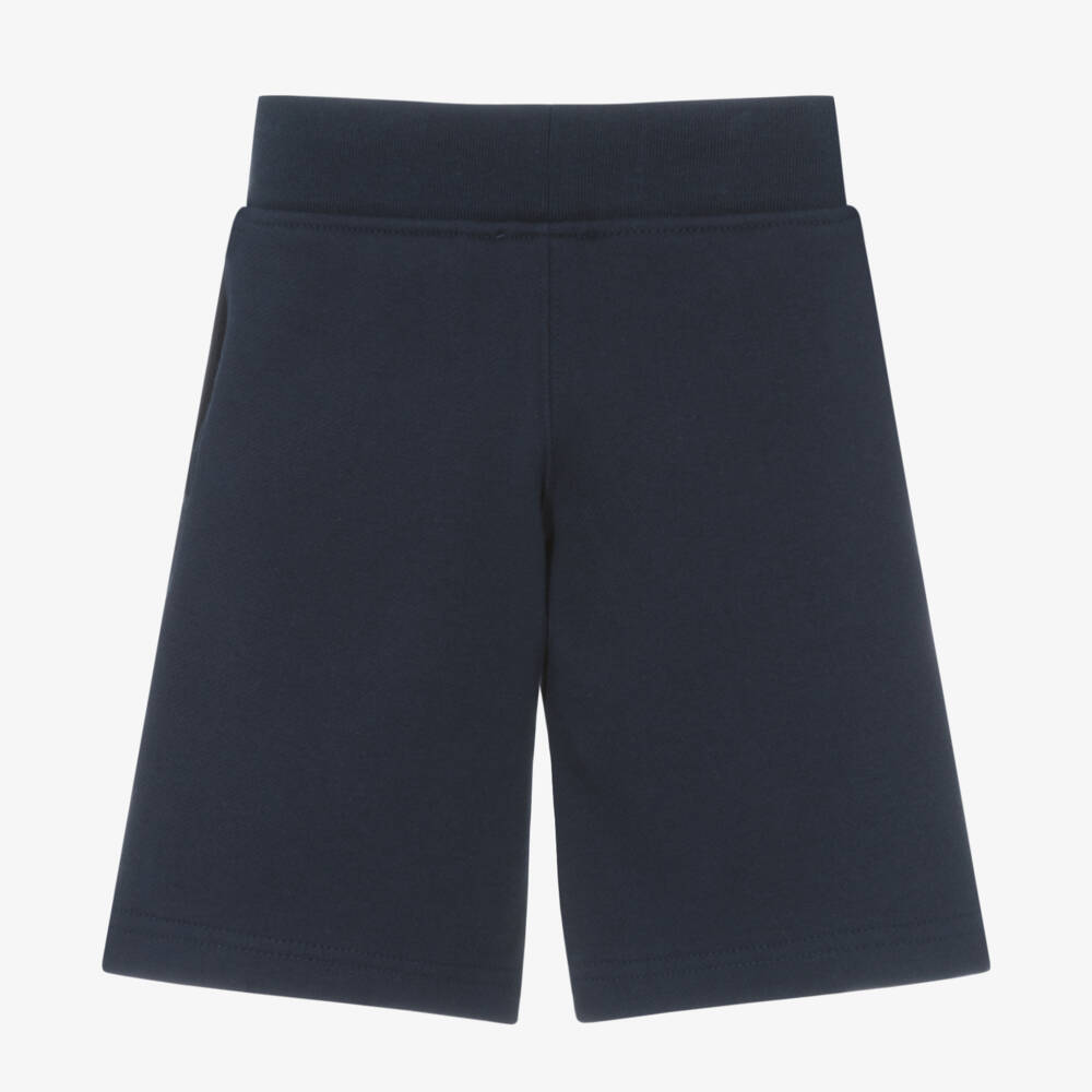 Burberry-Baby Girls Blue Crest Joggers | Childrensalon