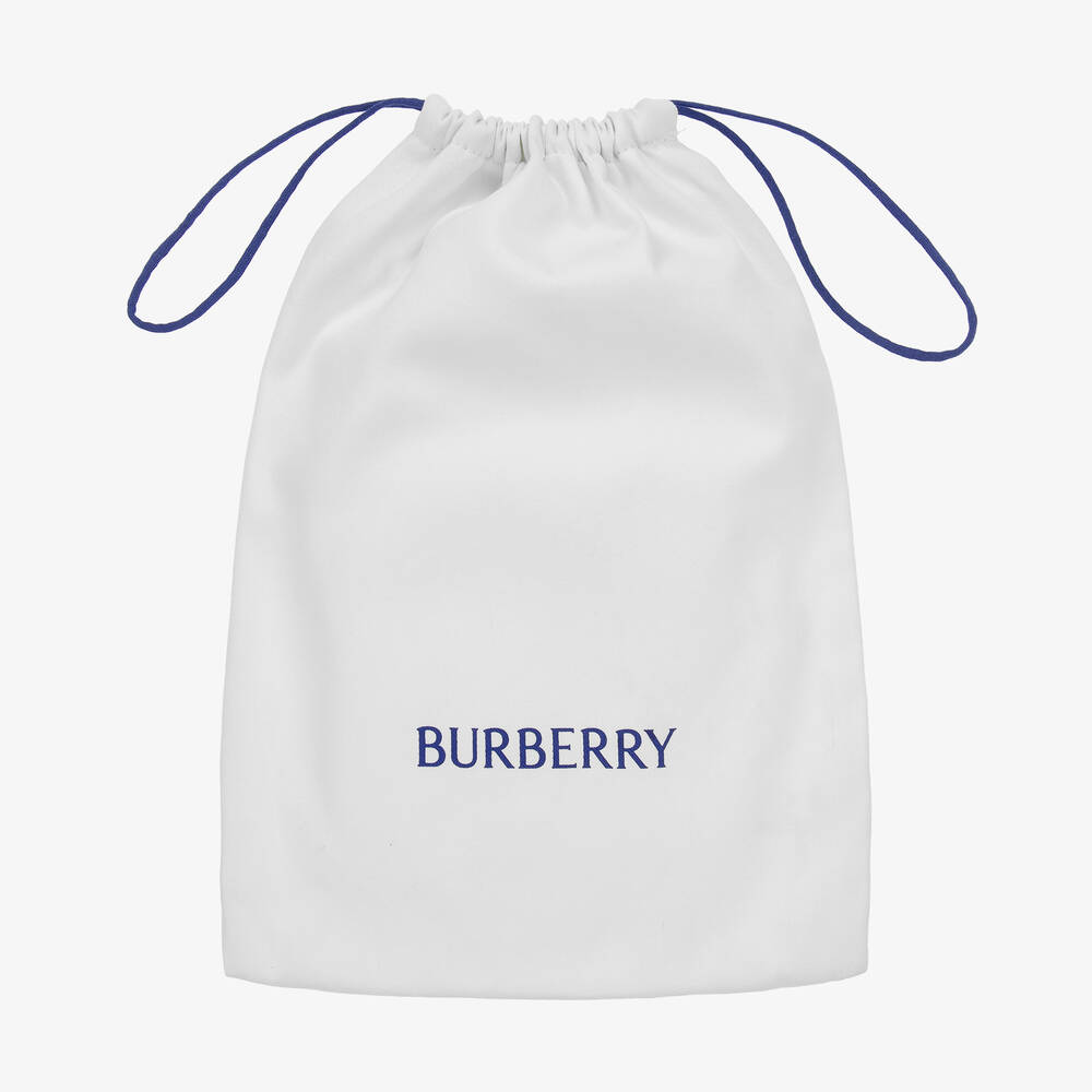 Burberry-Beige Check Baby Girls Pre-Walker Shoes | Childrensalon