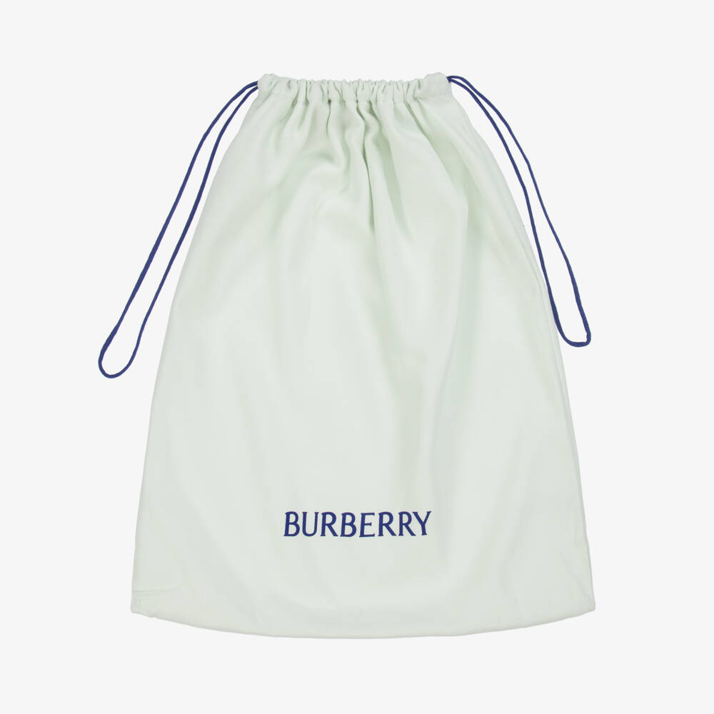 Burberry-Beige Check Pencil Case with Bright Leather Details (20cm) | Childrensalon