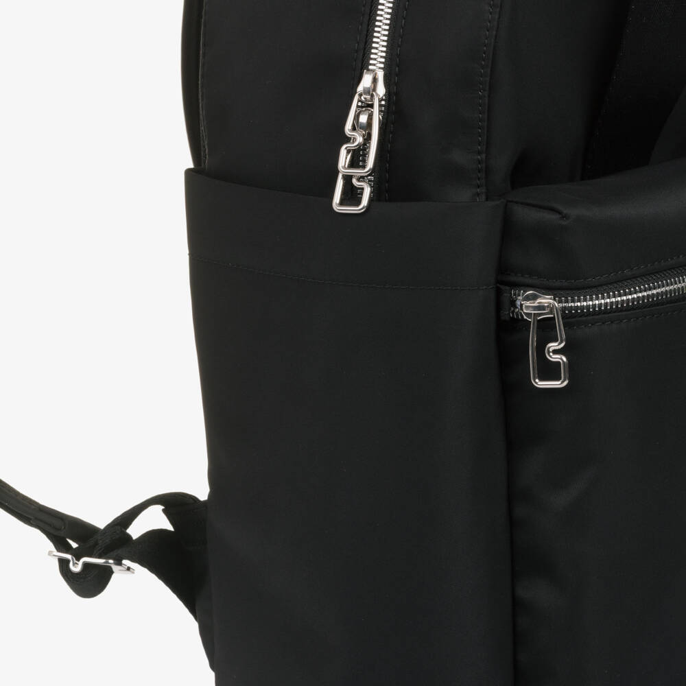 Burberry-Black EKD Logo Changing Backpack (40cm) | Childrensalon