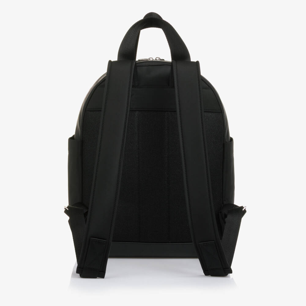 Burberry-Black EKD Logo Changing Backpack (40cm) | Childrensalon