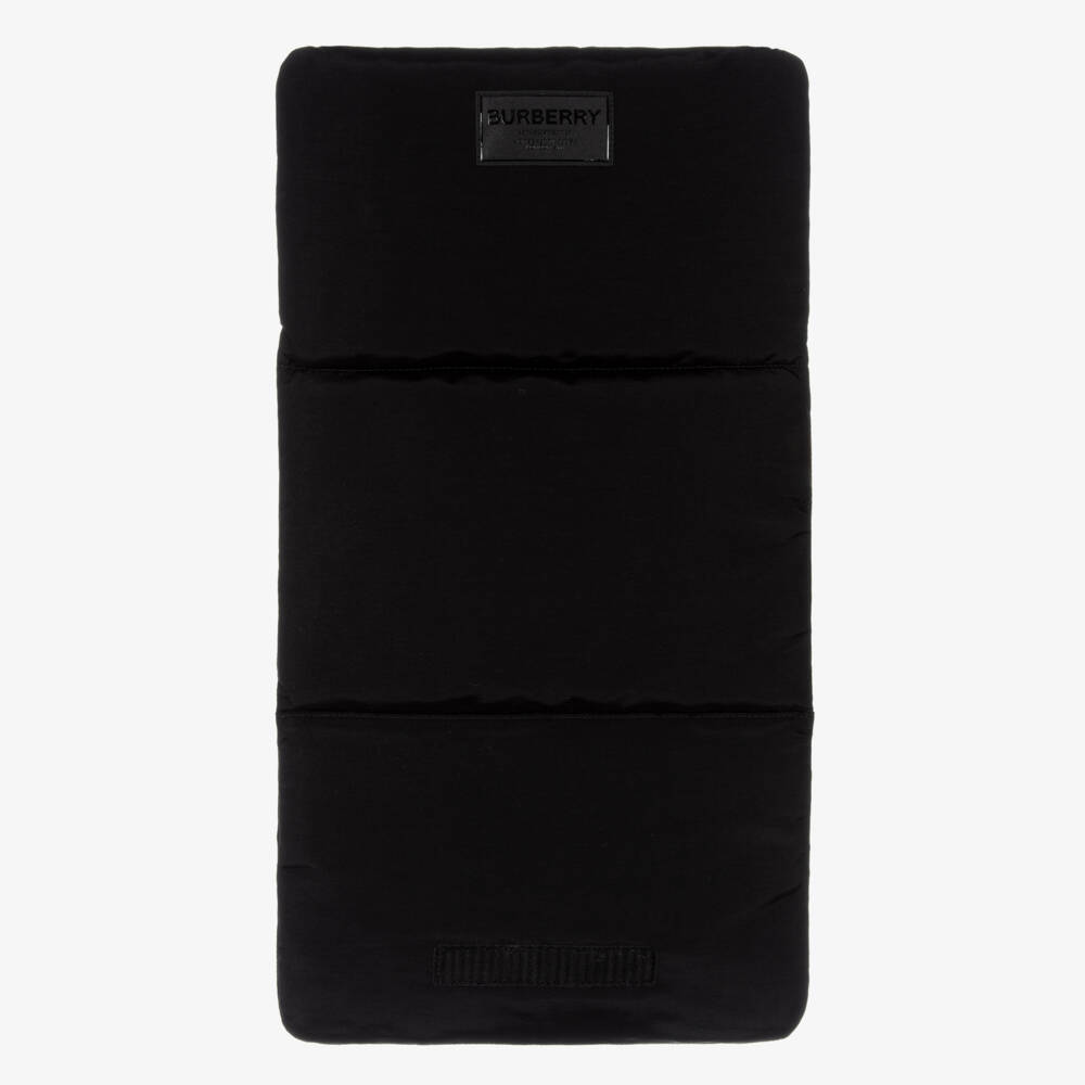 Burberry-Black Quilted Baby Changing Bag | Childrensalon
