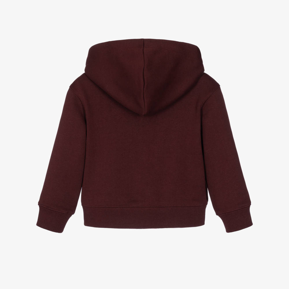 Burberry-Boys Red Lunar New Year Zip-Up Top | Childrensalon