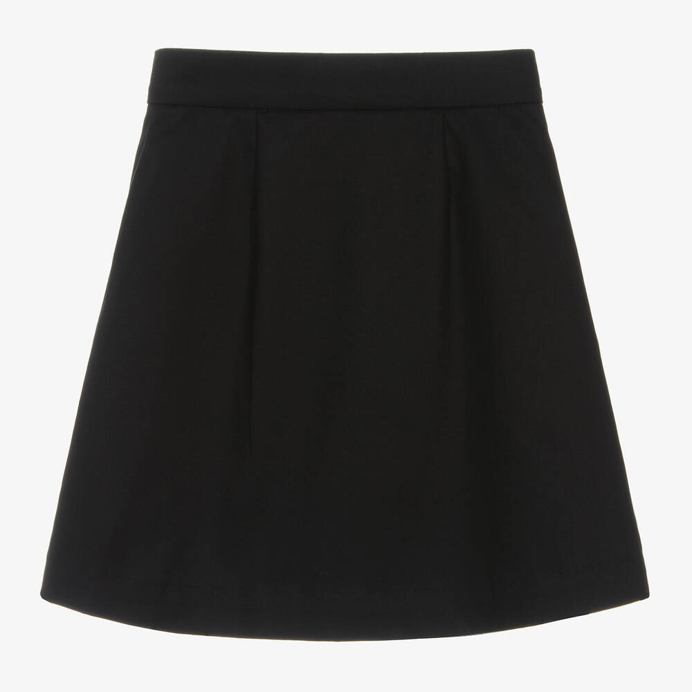 Burberry - Girls Black EKD Pleated Skirt | Childrensalon Burberry - Girls Black EKD Pleated Skirt | Childrensalon