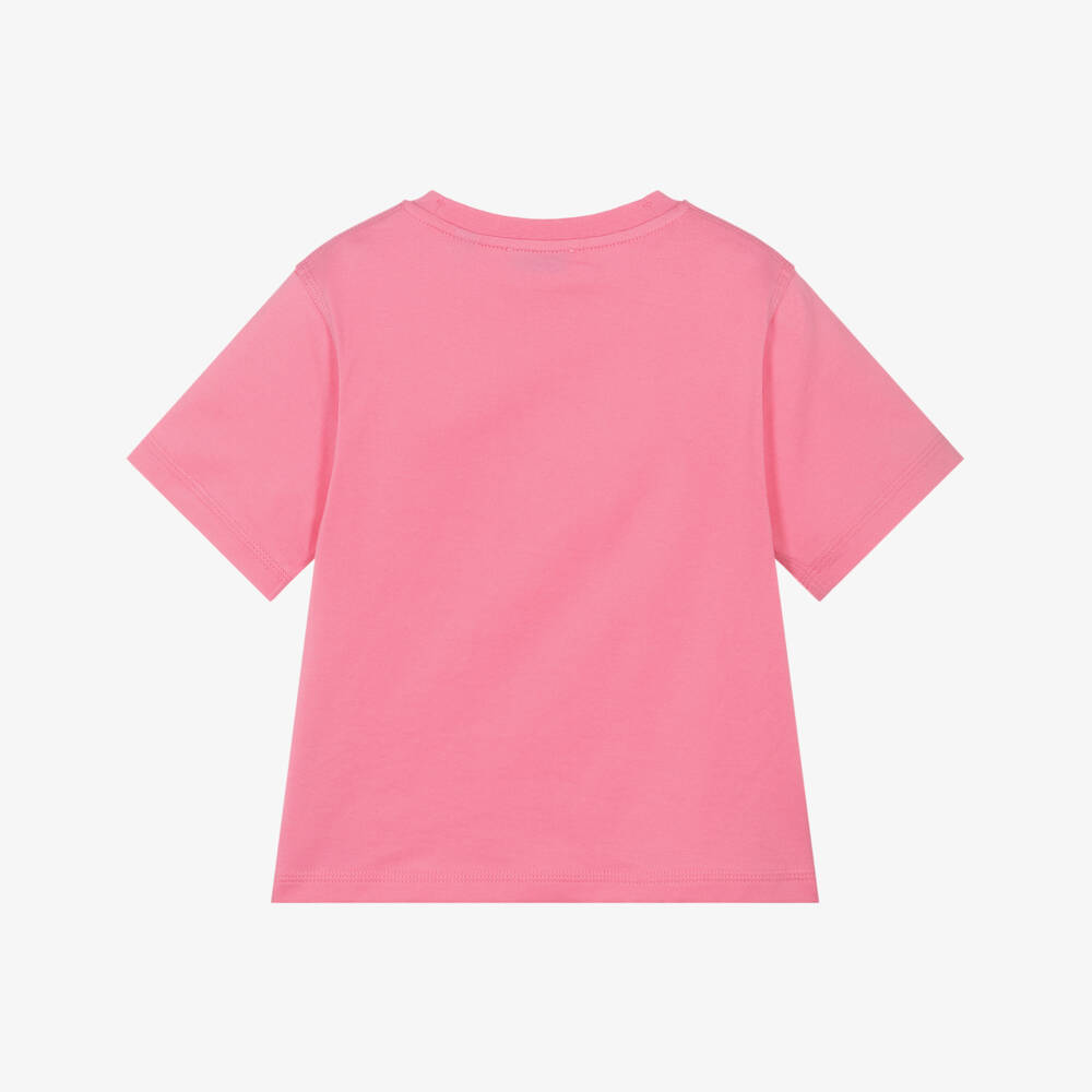 Burberry Women Skin Pink Cotton T-Shirt main image 1