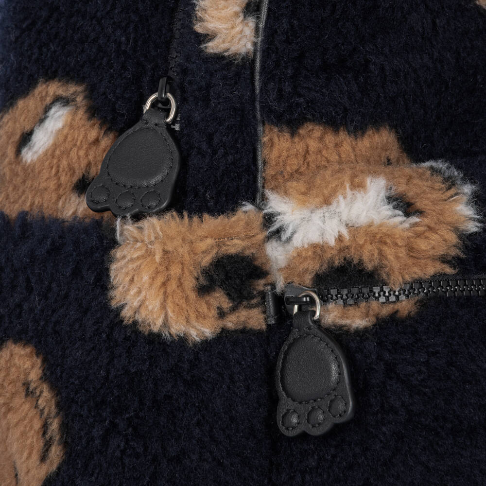 Burberry-Navy Blue Huey Backpack with Thomas Bear (37cm) | Childrensalon