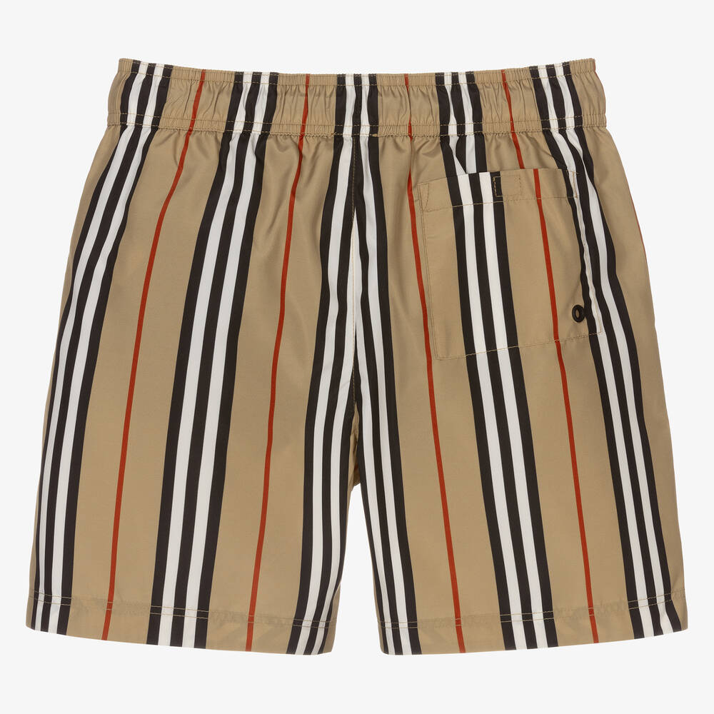 Burberry-Teen Icon Stripe Swim Shorts | Childrensalon